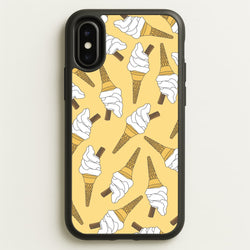 99s - Ice Cream Patterns  - Summer Phone Case for iPhone X / XS