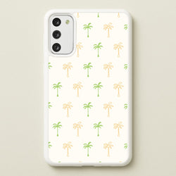 Green And Yellow Palms Pattern  - Summer Phone Case for Galaxy S20