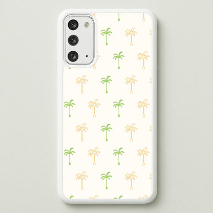 Green And Yellow Palms Pattern  - Summer Phone Case for Galaxy Note 20