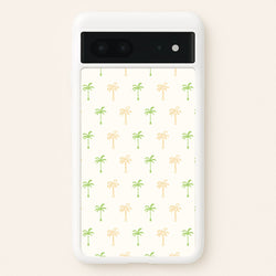 Green And Yellow Palms Pattern  - Summer Phone Case for Google Pixel 7