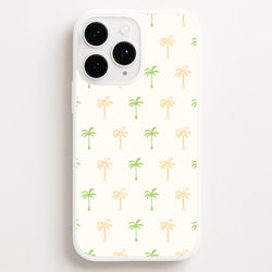 Green And Yellow Palms Pattern  - Summer Phone Case for iPhone 12 Pro Max