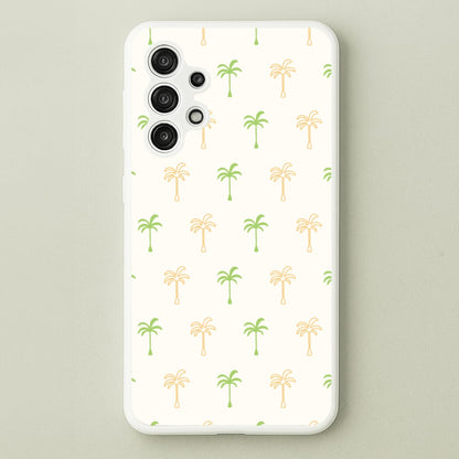 Green And Yellow Palms Pattern  - Summer Phone Case for Galaxy A13