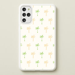 Green And Yellow Palms Pattern  - Summer Phone Case for Galaxy S20 Plus