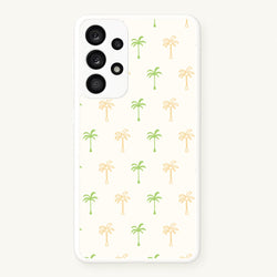 Green And Yellow Palms Pattern  - Summer Phone Case for Galaxy A53