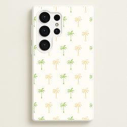 Green And Yellow Palms Pattern  - Summer Phone Case for Galaxy S25 Ultra