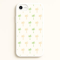 Green And Yellow Palms Pattern  - Summer Phone Case for iPhone 6 Plus / 7 Plus / 8 Plus