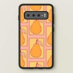 Pear Stamps Pattern  - Summer Phone Case for Galaxy S10