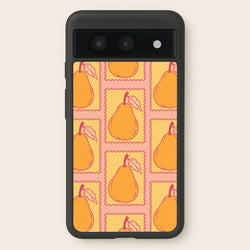 Pear Stamps Pattern  - Summer Phone Case for Google Pixel 8a