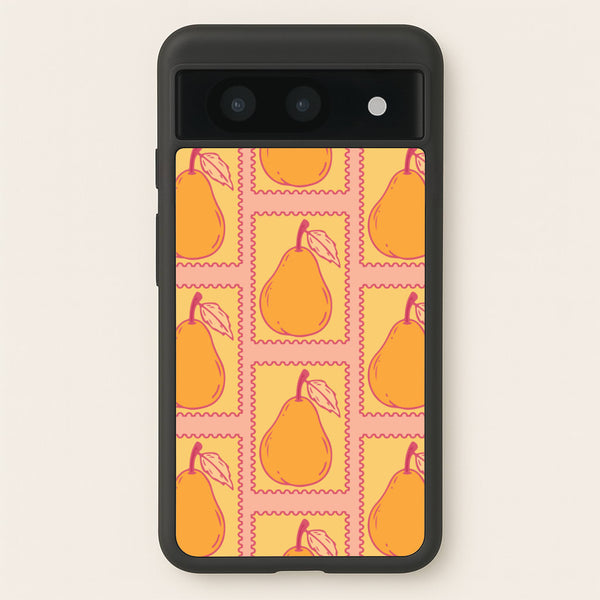 Pear Stamps Pattern  - Summer Phone Case for Google Pixel 8a