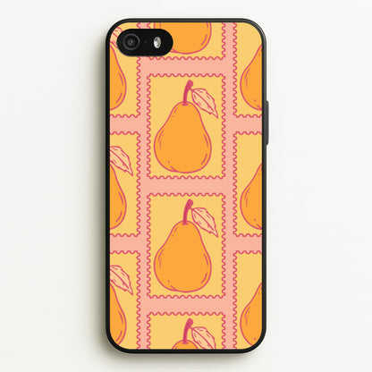 Pear Stamps Pattern  - Summer Phone Case for iPhone 5 / 5s / SE 2016