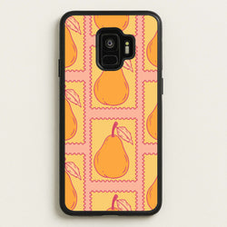 Pear Stamps Pattern  - Summer Phone Case for Galaxy S9