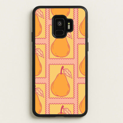 Pear Stamps Pattern  - Summer Phone Case for Galaxy S9