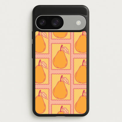 Pear Stamps Pattern  - Summer Phone Case for Google Pixel 9 / 9 Pro