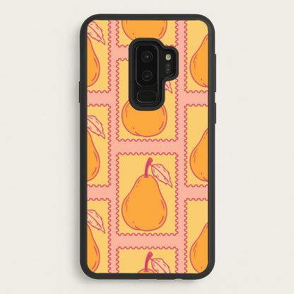 Pear Stamps Pattern  - Summer Phone Case for Galaxy S9 Plus