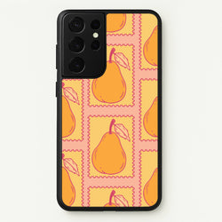 Pear Stamps Pattern  - Summer Phone Case for Galaxy S21 Ultra