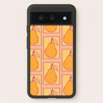 Pear Stamps Pattern  - Summer Phone Case for Google Pixel 8