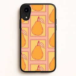 Pear Stamps Pattern  - Summer Phone Case for iPhone XR