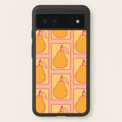 Pear Stamps Pattern  - Summer Phone Case for Google Pixel 6