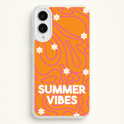 Summer Vibes Daisies  - Summer Phone Case for Galaxy S25 Edge