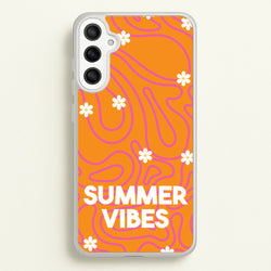 Summer Vibes Daisies  - Summer Phone Case for Galaxy A34