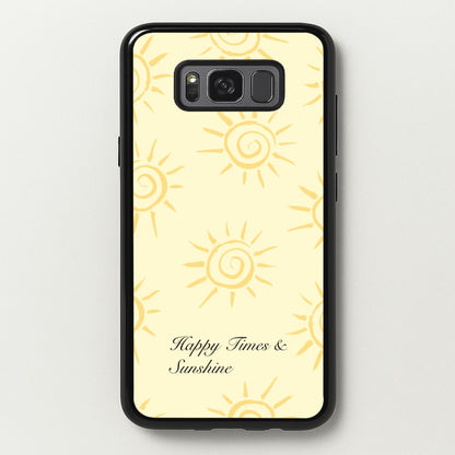 Happy Times And Sunshine  - Summer Phone Case for Galaxy S8