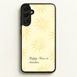 Happy Times And Sunshine  - Summer Phone Case for Galaxy A34