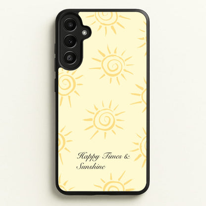 Happy Times And Sunshine  - Summer Phone Case for Galaxy A34
