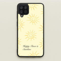 Happy Times And Sunshine  - Summer Phone Case for Galaxy A12