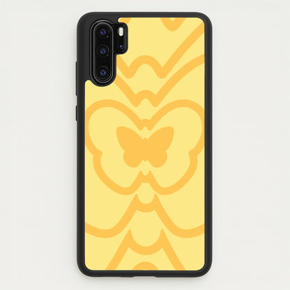 Abstract Orange Butterfly   - Summer Phone Case for Huawei P30 Pro