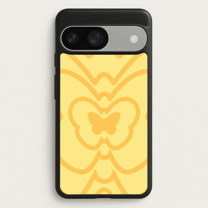 Abstract Orange Butterfly   - Summer Phone Case for Google Pixel 9 / 9 Pro