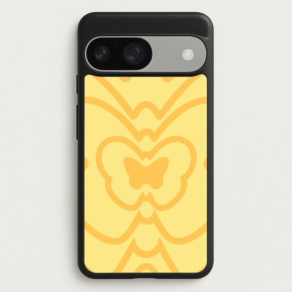 Abstract Orange Butterfly   - Summer Phone Case for Google Pixel 9 / 9 Pro