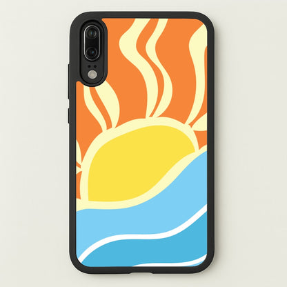 Abstract Sunset   - Summer Phone Case for Huawei P20