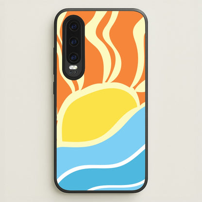 Abstract Sunset   - Summer Phone Case for Huawei P30
