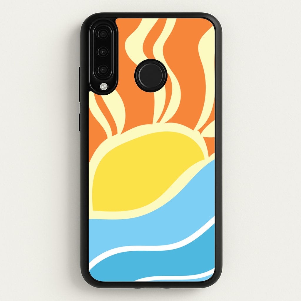 Abstract Sunset   - Summer Phone Case for Huawei P30 Lite