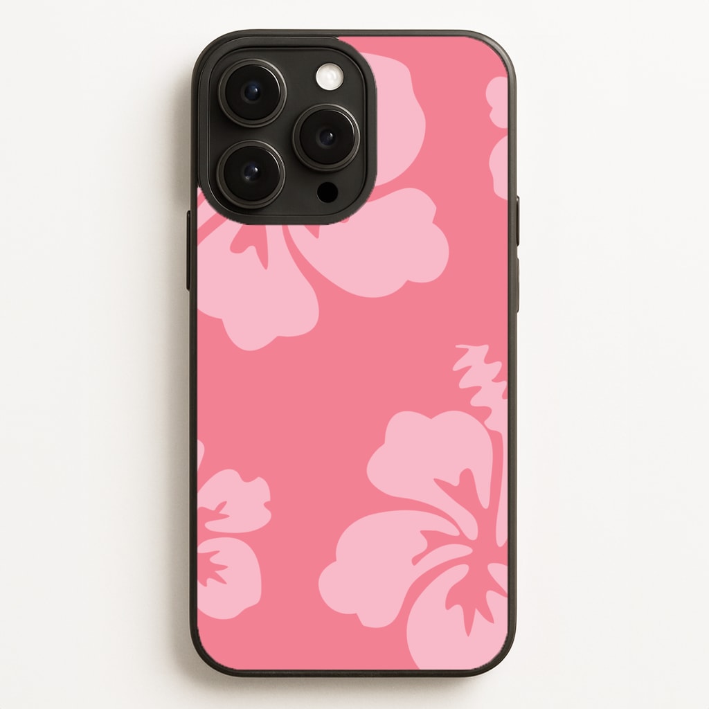 Pink Hawaiian Flowers Pattern Phone Case