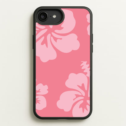 Pink Hawaiian Flowers Pattern  - Summer Phone Case for iPhone 6 Plus / 7 Plus / 8 Plus