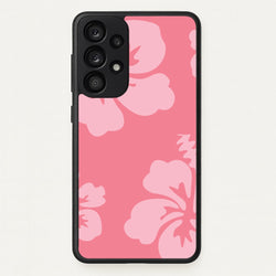 Pink Hawaiian Flowers Pattern  - Summer Phone Case for Galaxy A33