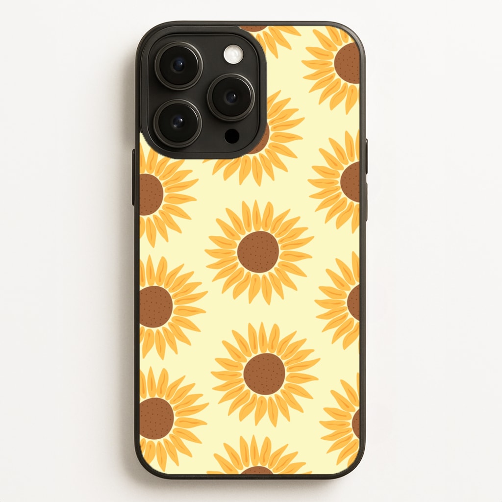 Sunflowers Abstract Pattern Phone Case