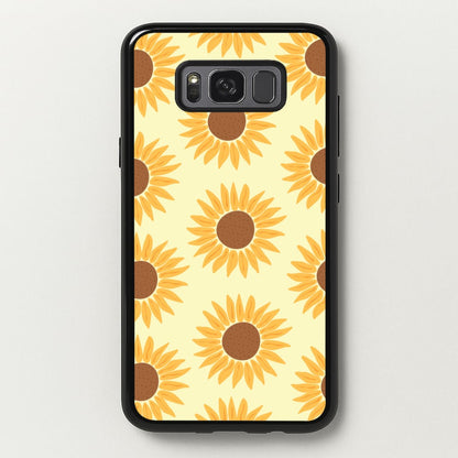 Sunflowers Abstract Pattern  - Summer Phone Case for Galaxy S8