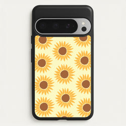Sunflowers Abstract Pattern  - Summer Phone Case for Google Pixel 9 Pro XL