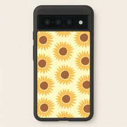 Sunflowers Abstract Pattern  - Summer Phone Case for Google Pixel 7 Pro