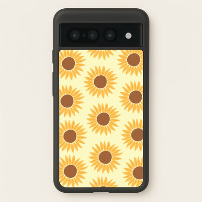 Sunflowers Abstract Pattern  - Summer Phone Case for Google Pixel 7 Pro