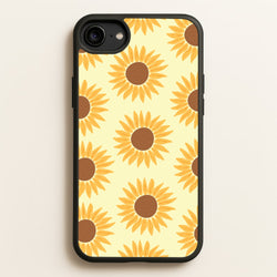 Sunflowers Abstract Pattern  - Summer Phone Case for iPhone 6 / 7 / 8 / SE