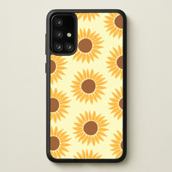 Sunflowers Abstract Pattern  - Summer Phone Case for Galaxy A71