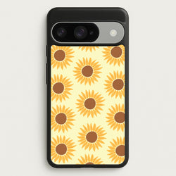 Sunflowers Abstract Pattern Phone Case for Google Pixel 10 / 10 Pro