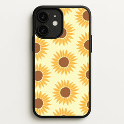 Sunflowers Abstract Pattern  - Summer Phone Case for iPhone 11