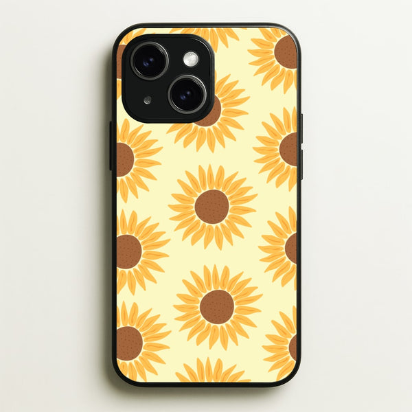 Sunflowers Abstract Pattern  - Summer Phone Case for iPhone 14 Plus