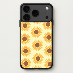 Sunflowers Abstract Pattern Phone Case for iPhone 17 Pro Max