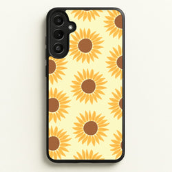 Sunflowers Abstract Pattern  - Summer Phone Case for Galaxy A36
