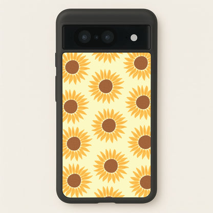 Sunflowers Abstract Pattern  - Summer Phone Case for Google Pixel 8